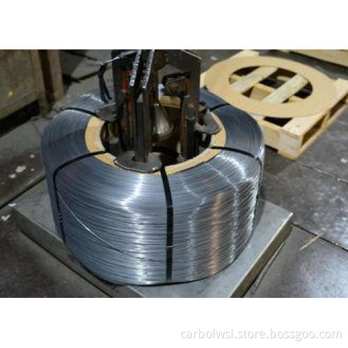 1.7272mm Special High Carbon Patented Wire , bright flat sp
